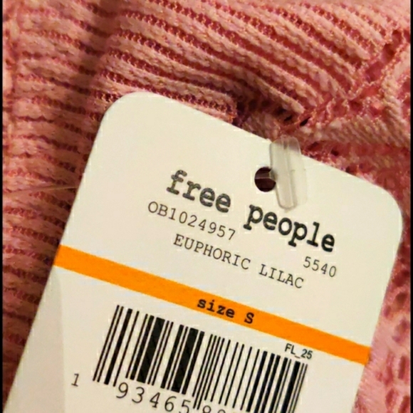 Free People Caroline Laced Front Ribbed Bralette Small - Picture 3 of 4